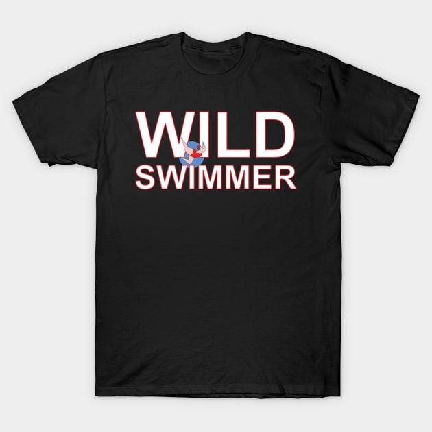 WILD SWIMMER T-Shirt by krisevansart